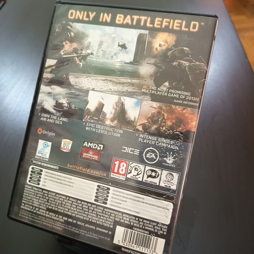 Battlefield 4 PC DVD-ROM like new, 3 discs, collector's edition
