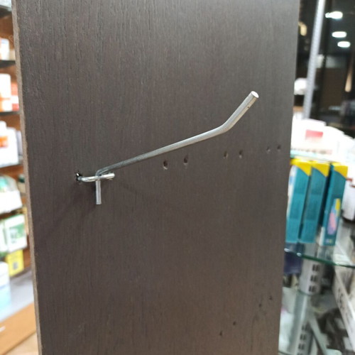 Handmade wooden stand with hooks, dimensions H=167cm and W=36cm