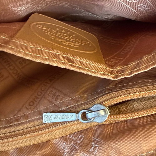 Longchamp vintage leather shoulder bag used