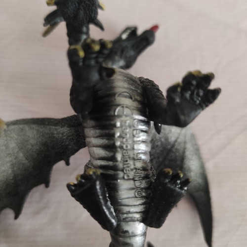 Black Two-Headed Dragon Bullyland miniature like new
