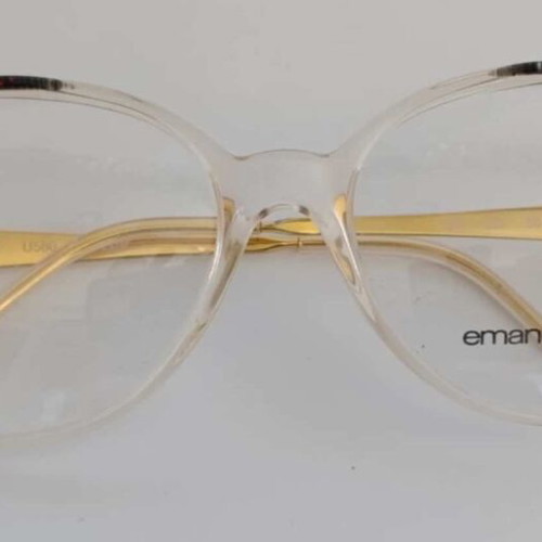 Emanuel Ungaro Persol U580 Eyeglass Frame New Gold Italy