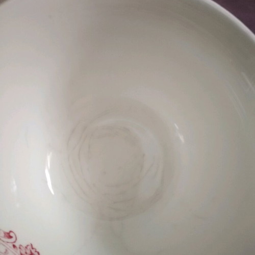 Old England Cambridge antique collectible milk jug and two teacups used
