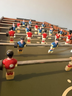 Wooden foosball table