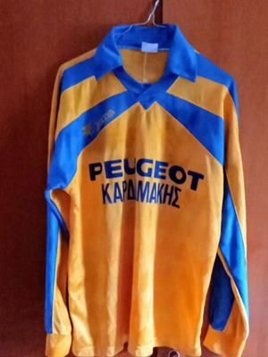 Joma Ποσειδώνας Χανίων vintage ποδοσφαιρική φανέλα Νο 13, Mutch Worn