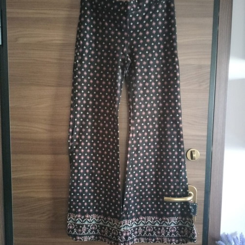 Attrattivo flared pants elastic mako fabric used, multicolor, XL