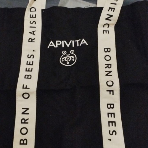 Apivita fabric shoulder bag, promotional