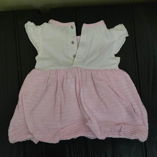 Baby dress with embroidered teddy bear like new