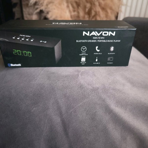 Navon Radio Clock with Bluetooth and NFC like new
