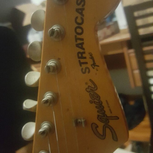 Squier Stratocaster by Fender 1982-3 collectible guitar like new