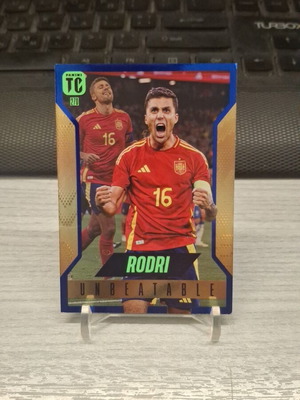 Panini Top Class 2025 Rodri Unbeatable Blue new