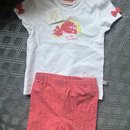 Baby clothing sets new size 74/80, 2-piece packs with prints