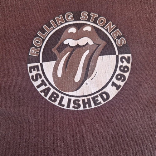 Rolling Stones women's T-shirt like new, brown, size M