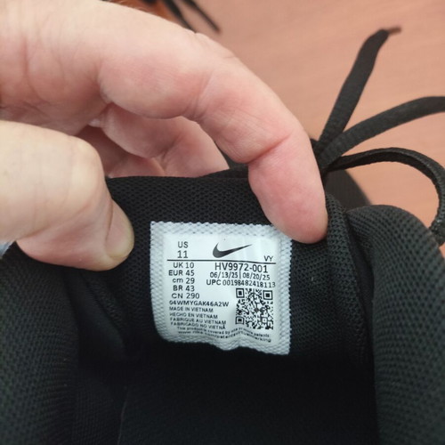Nike Flex Train men's black athletic shoes size 45