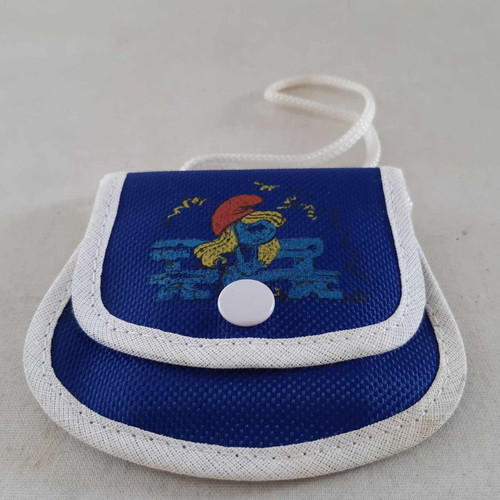 Set of two 1980s wallets-purses new, blue and gold