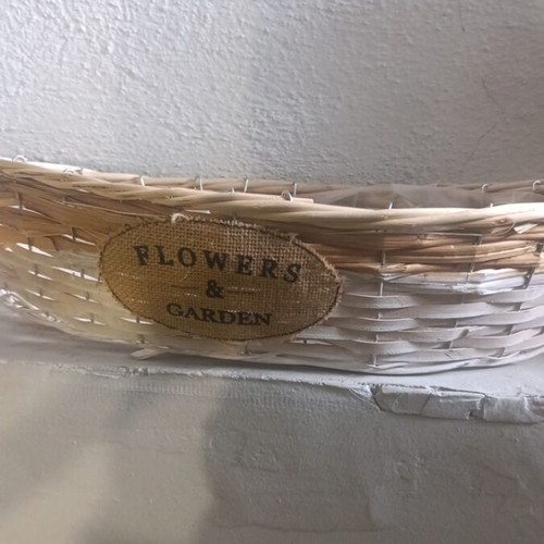 Wicker flowerpot new