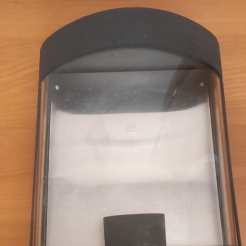 Charcoal wall lantern