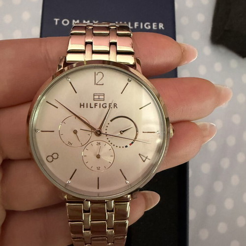 Tommy Hilfiger watch rose gold new women's