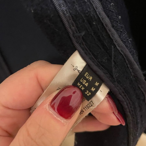 Massimo Dutti dark blue coat used in good condition