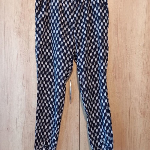 H&M summer pants blue and white new, size XL