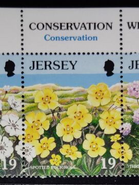 Jersey Unused Wild Flowers Stamp Series New