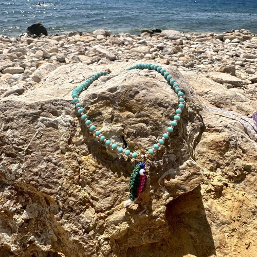 Handmade fish necklace new