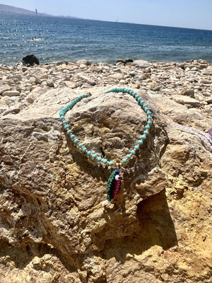 Handmade fish necklace new