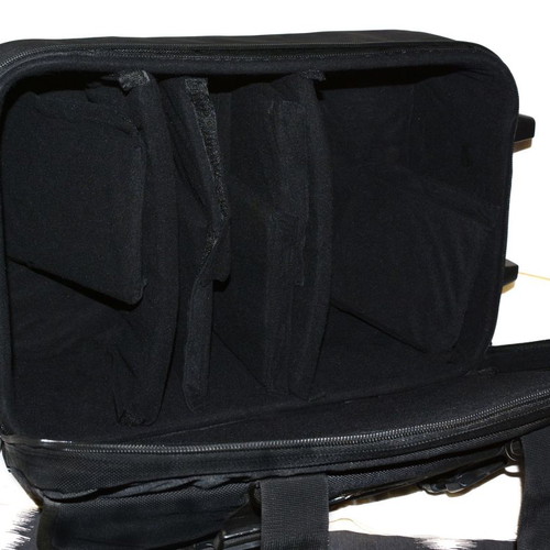 Fancier wheeled security case new with full padding