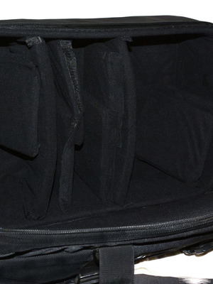 Fancier wheeled security case new with full padding