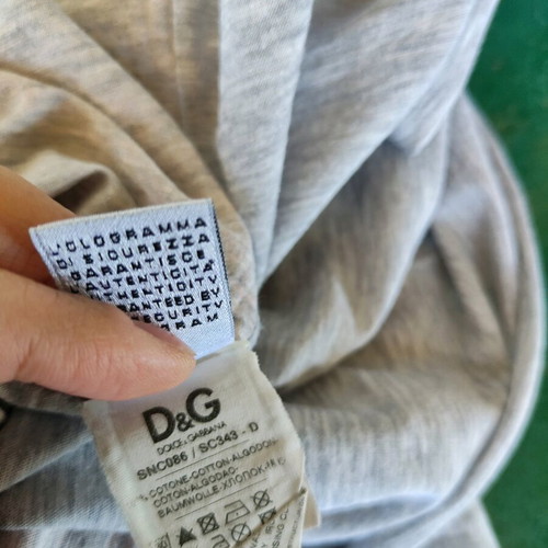 Dolce & Gabbana Y2K tank top like new, multicolor cotton
