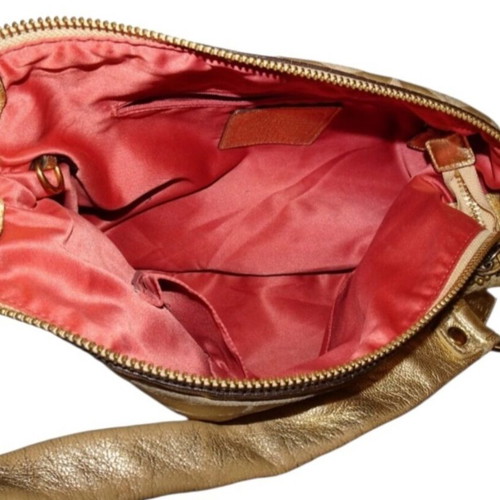 Coach Signature Patchwork Hobo Bag like new, gold tone