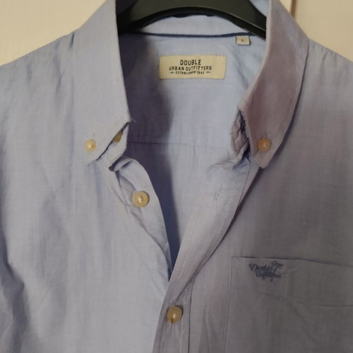 Finest men's long-sleeve shirt size L new, blue