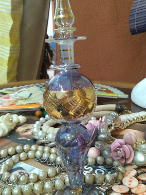 Vintage perfume bottle used
