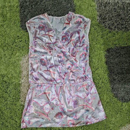 Matthew Williamson Butterfly tunic dress with silk fabric, like new, size XL