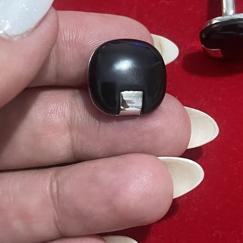 Prada cufflinks silver 925 used