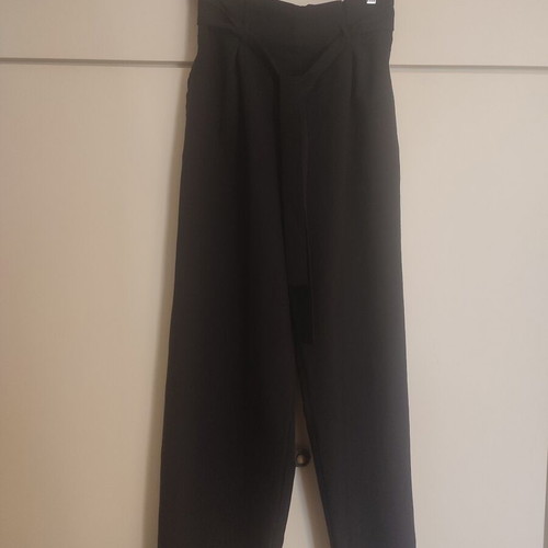 Pull&Bear black palazzo pants like new, size M 38 10