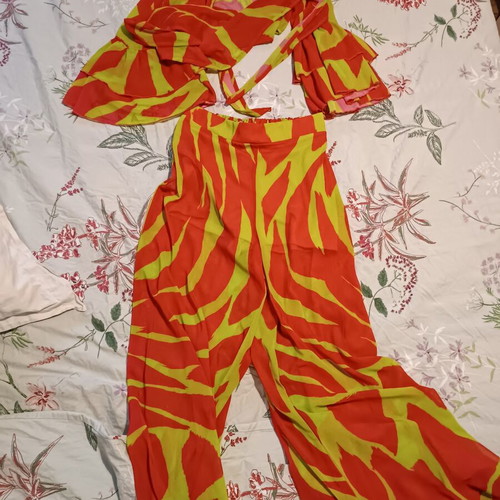 Be You summer women's set new, colorful, transparent, size small