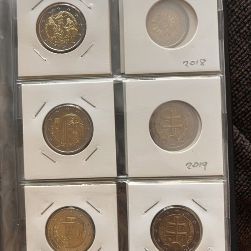 Slovakia 2 Euro Coin Collection Book like new
