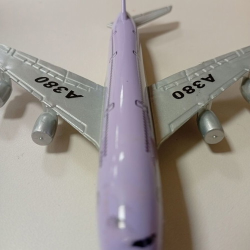 Small airplane miniature toy used