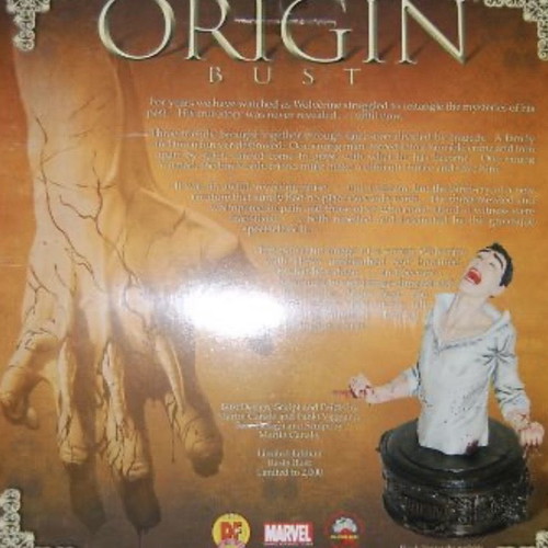 Origin Wolverine Resin Bust 10 inches new in original box