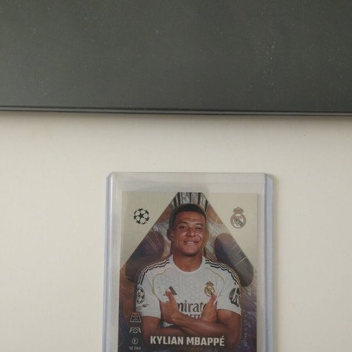 Topps Match Attax 2024/25 Kylian Mbappé Super Speed card like new, Real Madrid