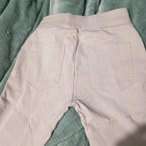 Pink Woman pants new, beige, elastic XS