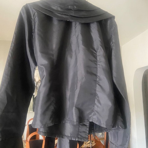 Cruaze satin shirt black evening exceptional
