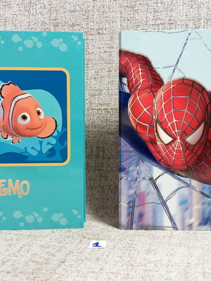 Spider-Man 2 και Finding Nemo Disney Pixar Marvel σχολικά ντοσιέ, πακέτο 2 τεμάχια