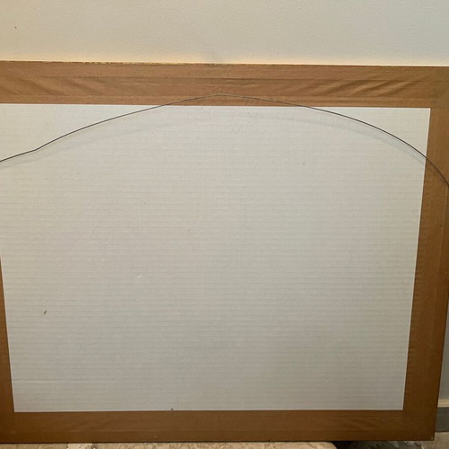 Set of two landscape frames with gold frames like new
