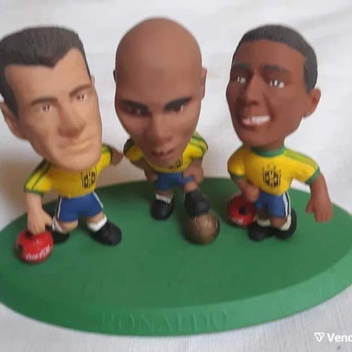 Duga Ronaldo Romario Brazilian National Team Footballer Figurines like new