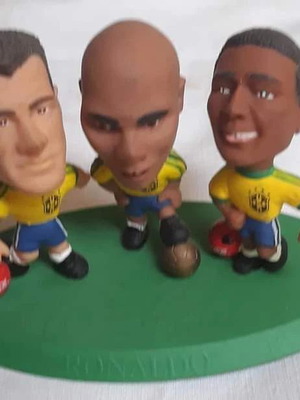 Μηνιατούρες ποδοσφαιριστών Duga Ronaldo Romario της Εθνικής Βραζιλίας σαν καινούργιες
