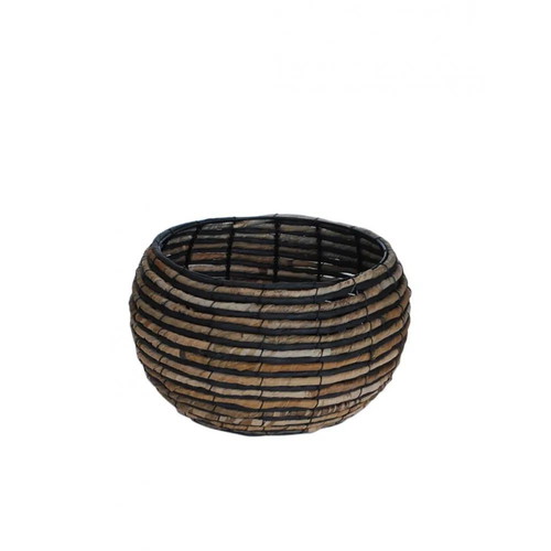 Decorative rattan basket Bull brown new 30x23