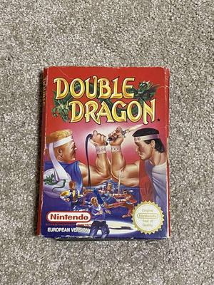 Double Dragon Nintendo NES μεταχειρισμένο, ευρωπαϊκή έκδοση με κουτί και θήκη