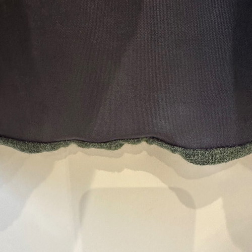 Dress with jewel detail on neckline like new, green and black, small-medium