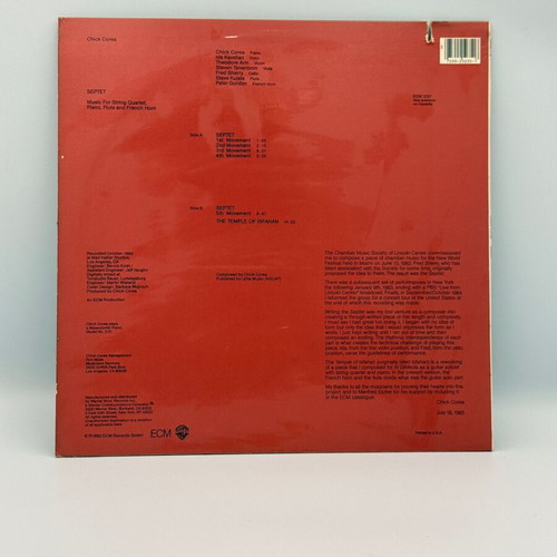 Chick Corea Septet vinyl record used
